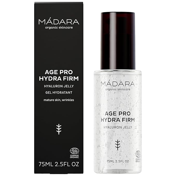 Madara Hyaluronic Acid serum - Hyaluronic Acid Moisturizer for Face, Men & Women, Oil‑Free Plumping Gel in Jelly form 75ml, Botanical Actives to Hydrate, Smooth and Firm Mature, Dehydrated Skin