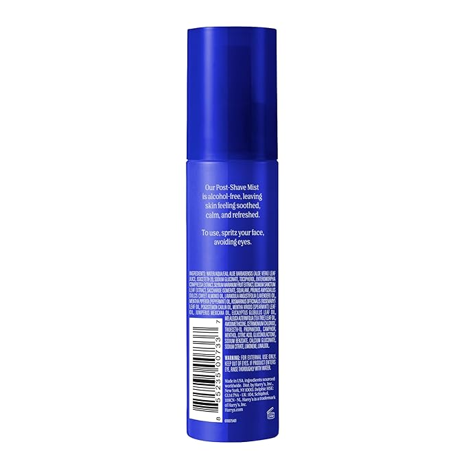 Harry's Post-Shave Mist for Men with Aloe, Eucalyptus, and Tea Tree - (2 Pack) 3.4 fl oz - Soothes and Hydrates Skin After Shaving