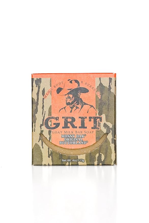GRIT Goat Milk Soap Bar Oak OG Bottomland | Dye-Free Soap Bar | Enriched with Nourishing Goat Milk | 4 oz