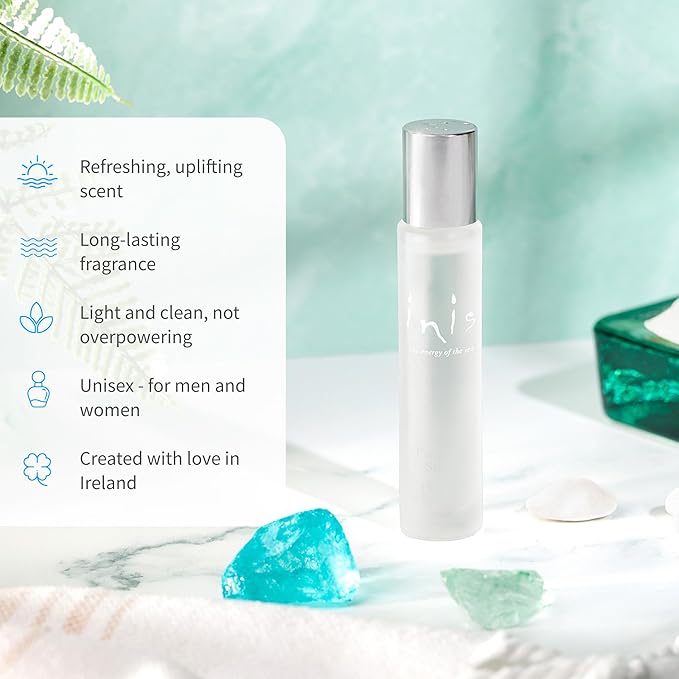 Inis the Energy of the Sea Cologne Spray - Travel Size Perfume for Women and Men - Clean, Fresh, Ocean Cologne - 0.5 Fl Oz