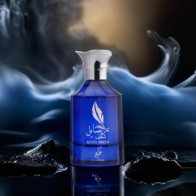 Khadlaj Rasayel Shagaf Eau De Parfum Spray for Men, 3.4 Ounce
