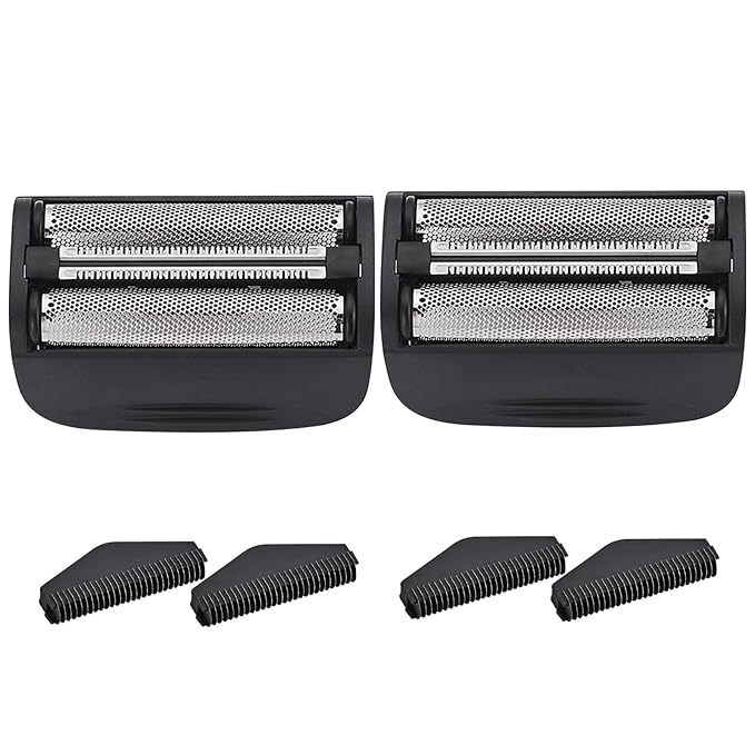 2PCS Shaver Replacement Foil Compatible with Remington PF7400, PF7500, and PF7600 Foil Shavers，Black