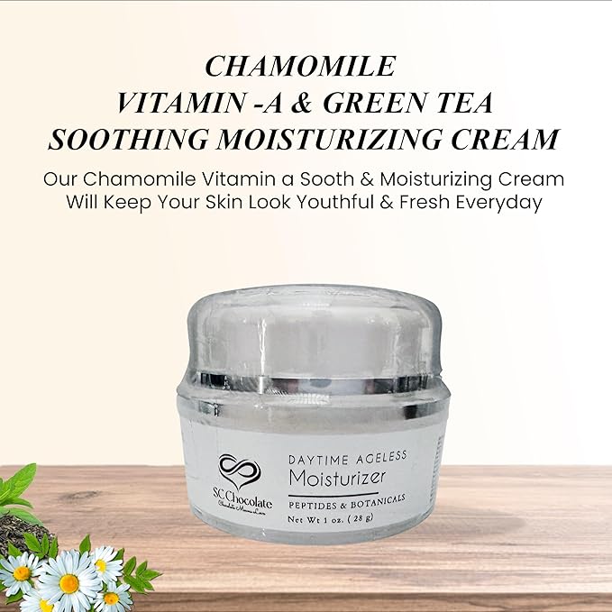 DAYTIME AGELESS MOISTURIZER | Revitalizing Botanical Anti-Aging Face Moisturizer for Smooth, Soft Skin | Hydrating, Nourishing, Soothing Skin Moisturizer for a Youthful-Looking Glow