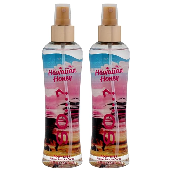 Hawaiian Honey Body Mist by So…? for Women - 6.9 oz Body Mist - Pack of 2