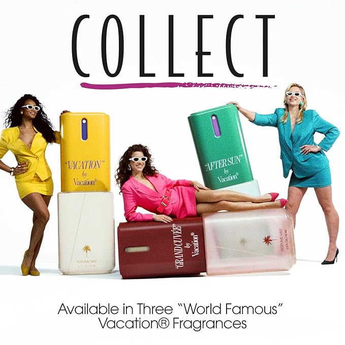 VACATION" Body Mist, Perfumed Body Spray for Women & Men, Coconut, Banana, Pool Water & Swimsuit Fabric Scent, Layer with Eau de Toilette, Beach Summer Fragrance, Travel Size 3 fl oz