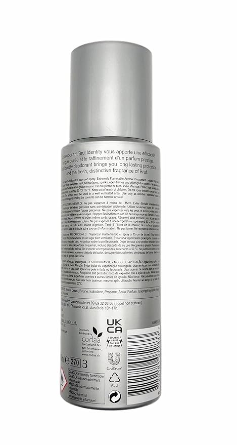 Brut Deo Combo Set Identity Body Spray - For Men(200 ml)
