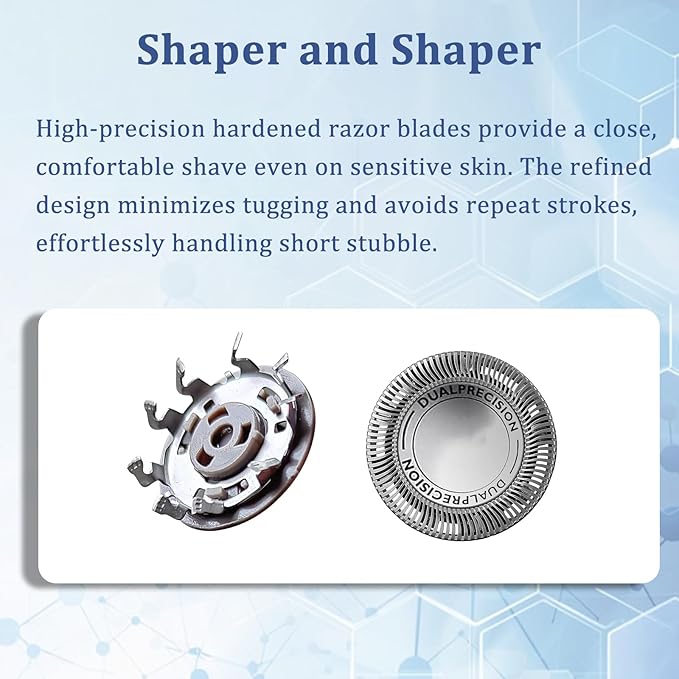 S3000 Replacement Razor Blade Compatible with Philips Norelco Aquatec Shavers,Razor Blades for S3000 Series S3206 S4303.9 Pcs
