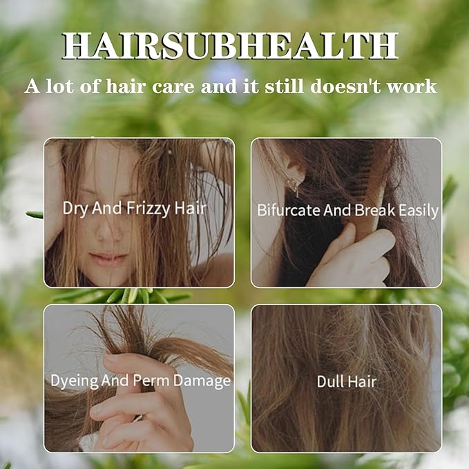 Batana Oil for Hair Growth with Rosemary Serum, Scalp Treatment for Thinning Hair Regrowth Thickening, Strength Hair Root for Women Men Hair Care (1 Pcs)