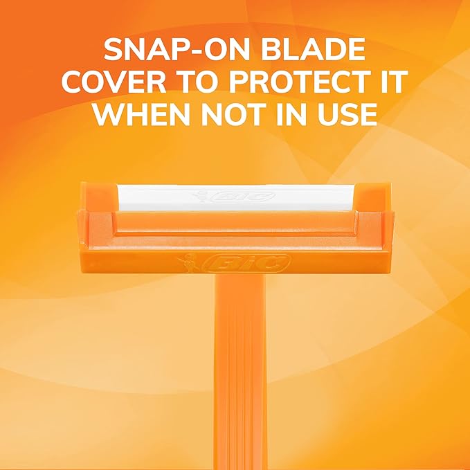 BIC Sensitive Men’s Disposable 1-Blade Razors, Smooth Shave with Lightweight Handle, 52-Pack
