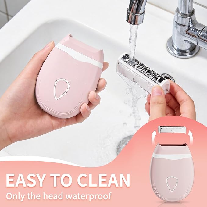 Upgrade Women Electric Shaver,Painless Face Shaver/Razor,Wet and Dry Use Portable Mini Electric Razor,Gentle and Quick for Face,Legs,Underarms and Bikini Line