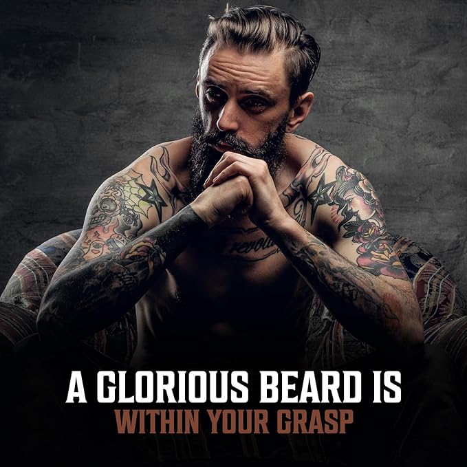 Viking Revolution Beard Oil for Men 3 Pack - Natural Mens Beard Oil Variety Set - Sandalwood, Pine and Cedar, Clary Sage Scents - Beard Conditioning and Moisturizing for a Healthy Beard (3 Pack, 1oz)