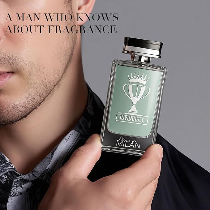 INVINCIBLE, Men's Cologne Gift, Long Lasting EDP Fresh Scent, Perfume with Award-Winning Style, Daily Fragrance for Men, 3.4 Fl Oz