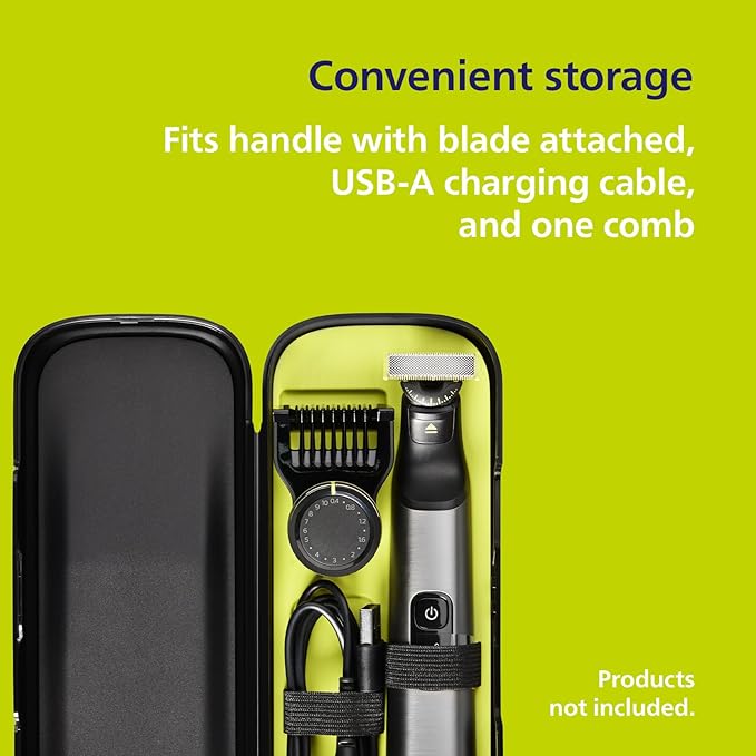 Philips Norelco OneBlade Travel Case, Perfect When On The Go, Prevents Damage, Compatible with QP27XX, QP28XX and QP6XXX, Model QP401/90