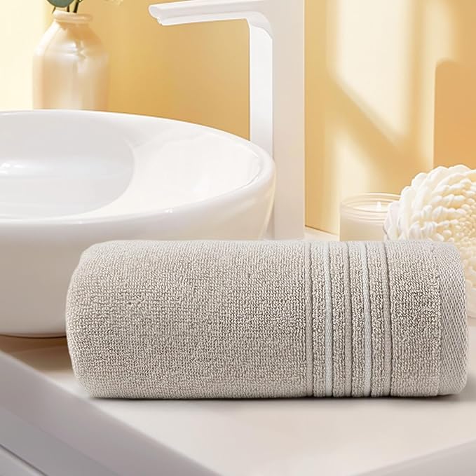 Microfiber Face Towels, Soft, Absorbent & Quick-Dry 30x14 Inch Cloths for Bathroom, Gym, Spa, Hotel