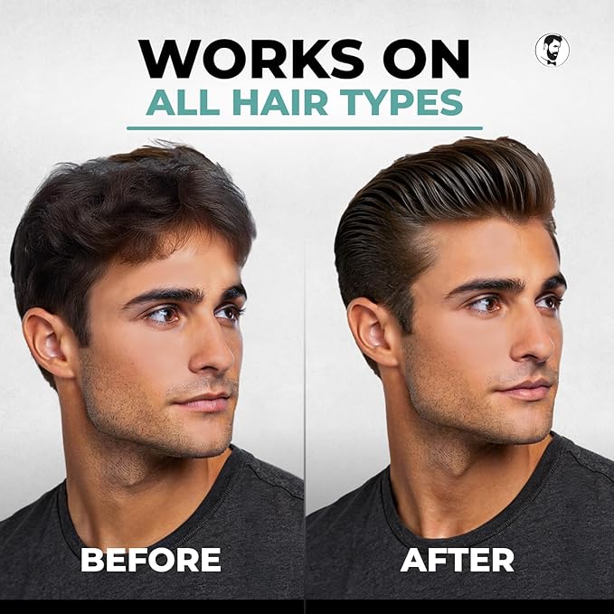 Gentlemen Republic 16oz Refined Hair Gel w/Pump - Professional Formula for 24 Hour Shine and Hold, Humidity Resistant, 100% Alcohol-Free and Never Flakes, Made in the USA