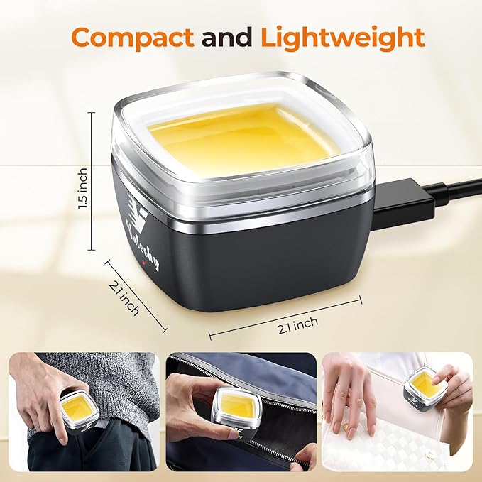 Nose Wax Kit Men, Nose Ear Hair Removal Kit for Men Women, 40 Sticks, 100g Wax, USB Fast Heat, Smart Constant Temp, Painless Hair Removal Waxing Kit for Nose Ears Eyebrow Lip Facial, Yellow