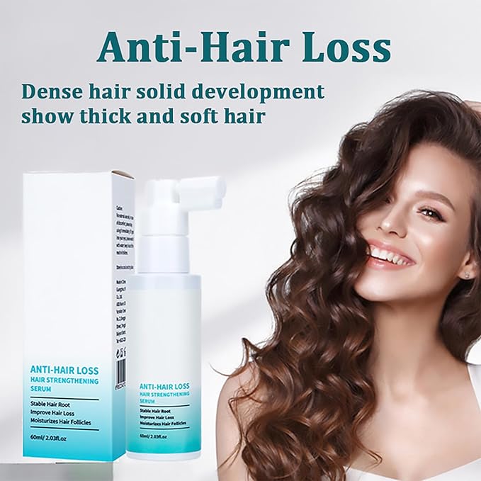 Hair Care Essence Spray with Anti-hair Loss Serum，Rich in Biotin, Oriental Leaf Extract to Nourish the Skin and Condition the Hair,Suitable for All Hair Types，2.1oz(1pcs)