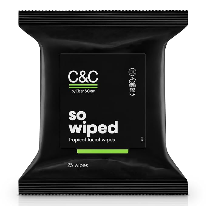 C&C by Clean & Clear so wiped tropical face wipes 25 wipes (25 Count)