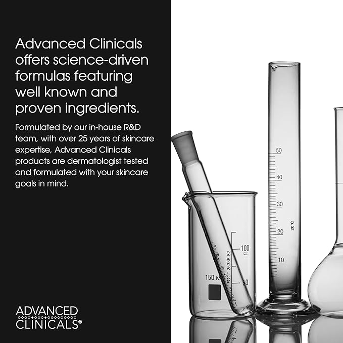 Advanced Clinicals Glycolic Acid Exfoliating Face Wash For Women & Men | Lactic Acid & Salicylic Acid Facial Cleanser | Glycerin Gel Gleanser Helps Gently Exfoliate & Cleanse Dirt & Oil, 2-Pack