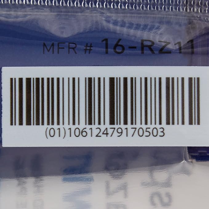 McKesson Disposable Razors, Stainless Steel Twin Blade, Lubricated Strip, Ribbed Handle, Blue, 10 Count, 12 Packs, 120 Total