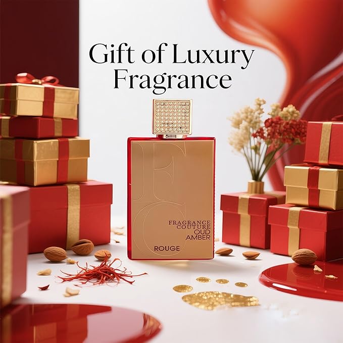 Men/Women Cologne Oud Amber Rouge Unisex Perfume 100ml Eau de Parfum - Bold Spicy Amber Tobacco,Gourmand &Cedar Scent for Women & Men Daily Use