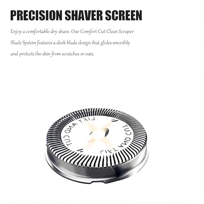 6-Pack HQ56 Replacement Shaver Heads Compatible with Philipss Norelco hq56 Replacement Heads HQ5625 HQ380 HQ489 HQ6863 hq5810 isoseries Razor Shaving Heads Blade