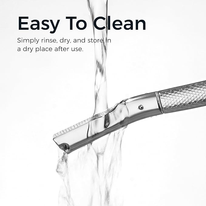 ZOMCHI Eyebrow Razor, Face Razors for Women&Men, Eyebrow Trimmer Shaper with Precision Cover,Facial Shaver with 6 Blades (Silver)