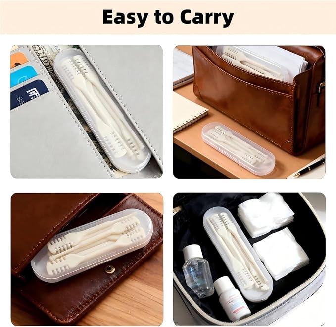 6PCS 2-in-1 Nose Hair Trimmer, Double-Sided Nose Hair Cutter Trimmer Upgrade, Portable 360 Degree Rotating Manual Nasal Hair Scissors for Women and Men, Recortadora De Pelo De Nariz