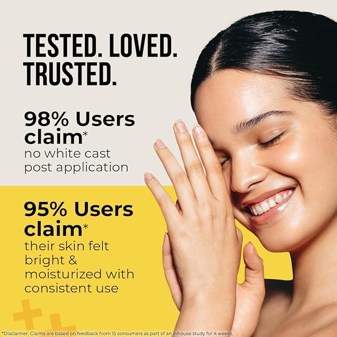 Dr. Sheth's Ceramide & Vitamin C Sunscreen SPF 50+ PA+++ | One Step Routine for Summer | For Women & Men | UVA UVB Sun Protection | 1.76 Oz / 50g