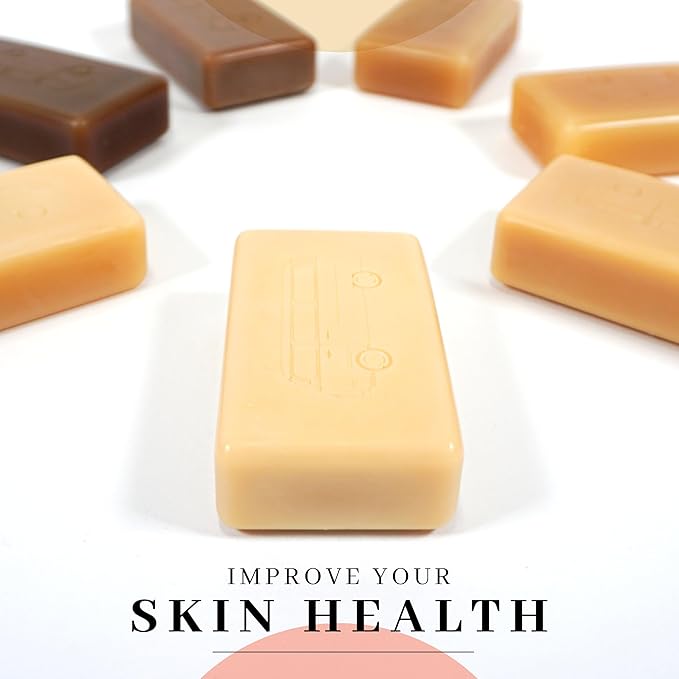 VanMan Beef Tallow and Coconut Oil Bar Soap – Pure Grass-Fed Beef Tallow Soap with Coconut Oil & Kaolin Clay, Subtle Grapefruit Scent, Hydrating & Nourishing, Clean Ingredients, 3.8oz - 3 Pack