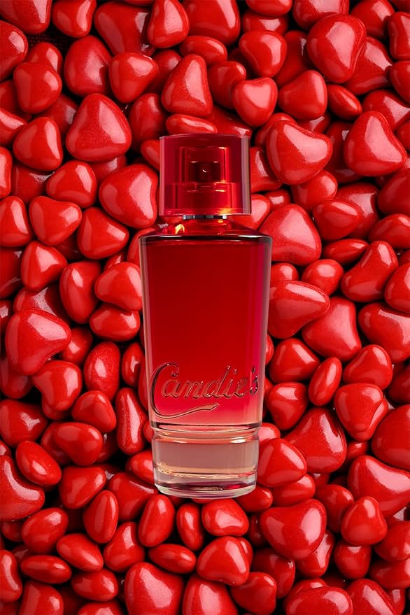 CANDIE'S Red For Him Eau de Toilette - Long-Lasting Cologne for Men, Sweet Masculine Scent, Strong Body Spray, Ideal for Daily Wear, Lasts All Day, Affordable Fragrance, Refreshing and Bold, 3.4 fl Oz