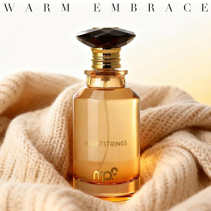 Heartstrings Unisex Eau de Parfum 100ml Bergamot Ginger Cologne Style Fragrance Long Lasting Sandalwood Amberwood Scent Perfume Gift for Men Women