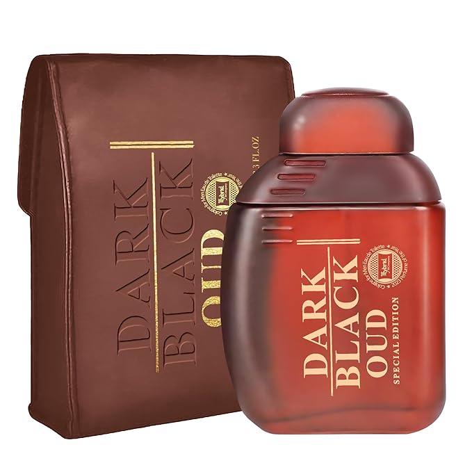 Hybrid & Company Dark Black Oud Subtle Mysterious Invigorating Subtle Scent Mens Perfume,3.4 Fl Oz
