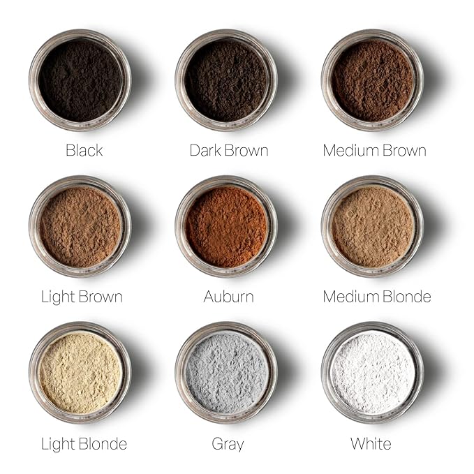 Emerge Hair Building Fibers: Instantly Thickens Hair, Blends Seamlessly, 8 Colors, Weather-Resistant, 1-Pack (Medium Brown)
