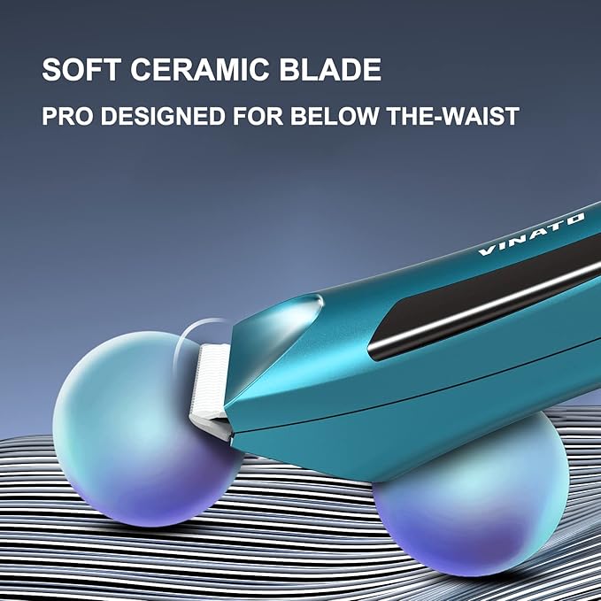 VINATO Electric Trimmer Set - All-in-one Mens Grooming Kit, Body & Beard Razor, Nose Trimmer