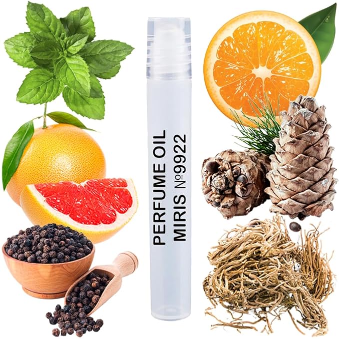 MIRIS No. 9922, Inspired by Terre, Long-Lasting Perfume Oil for Men Roll-On, Rollerball 0.34 Fl Oz / 10 ml