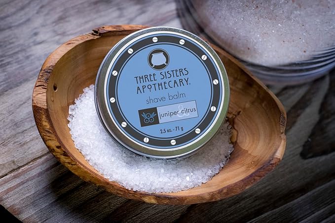 Three Sisters Apothecary 2.5 oz. Shave Balm (Juniper and Citrus)