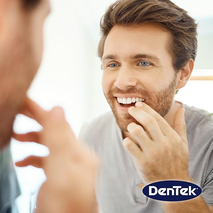 DenTek Complete Clean Floss Picks | Removes Food & Plaque | 75 Count
