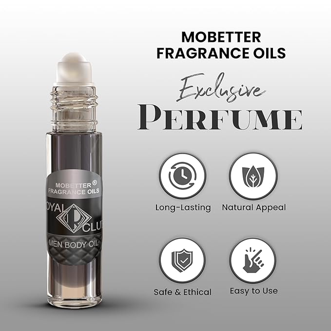 MOBETTER FRAGRANCE OILS Royal Club Man Men Body Oil 1/3 oz roll on