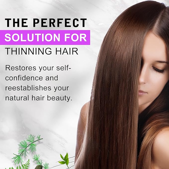 Hair Fibers for Thinning Hair for Women - Dark Brown - 27.5g Hair Building Fibers - Instantly Conceals Hair Loss - Revitalize Your Hair, Unlock Thicker, Fuller Tresses