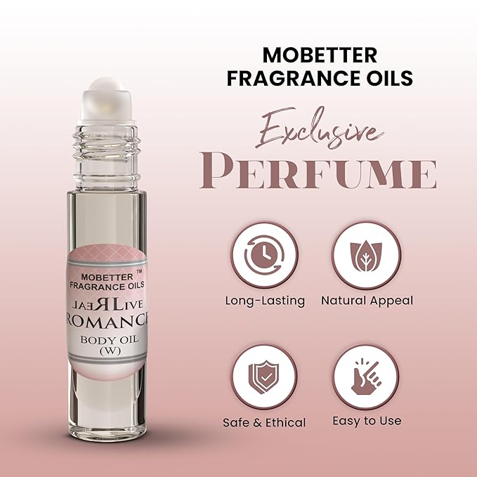 MOBETTER FRAGRANCE OILS Real Live Romance Perfume Fragrance Body Oil for Women