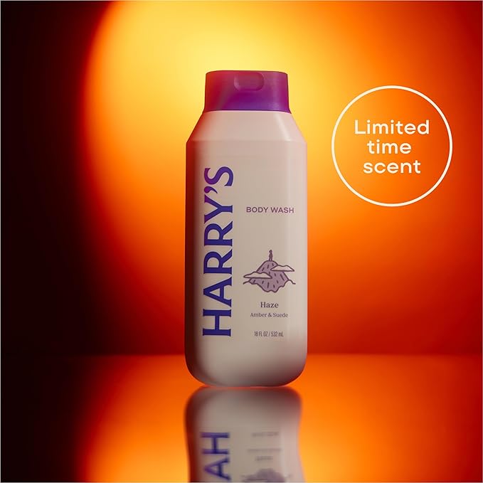 Harry's Men's Body Wash - Haze Limited Edition Scent - 18 fl oz - Shower Gel for Men - No Parabens, Sulfates, or Dyes