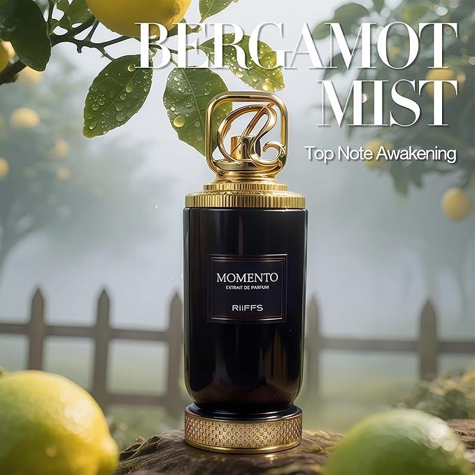 Riiffs Momento Luxury Cologne for Men - Lavender & Oud Aromatic Elixir-100ml Eau de Parfum - Long Lasting - Versatile Signature - Elite Gift (Momento)