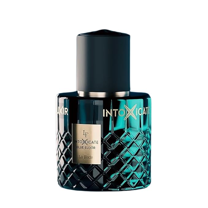 La Fede Intoxicate Blue Elixir Arabian Perfume for Men 100ML (3.4 OZ),Eau De Parfum Spray, Long Lasting Perfume, Enjoy the Luxurious & Sophisticated Fragrance With Fruity Scent for All Occasions