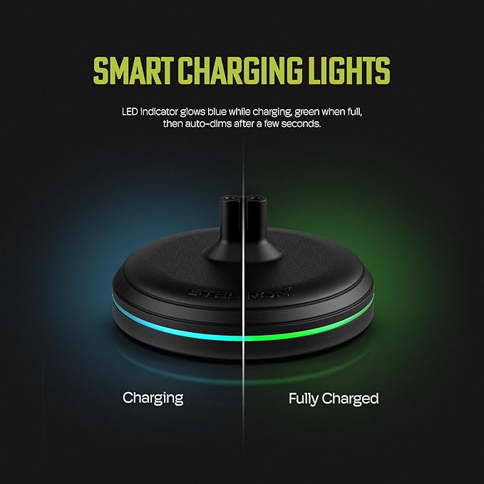 Charging Stand for Philips Norelco Shavers 2400, 5000X, 7200, 3600 Series - Charger Dock with LED Light Indicator and USB Cable Compatible with Models X3001, X5006, S7887 and S3243