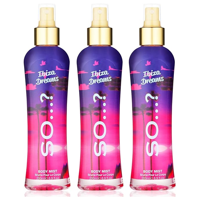 Ibiza Dreams Body Mist by So…? for Women - 6.9 oz Body Mist - Pack of 3