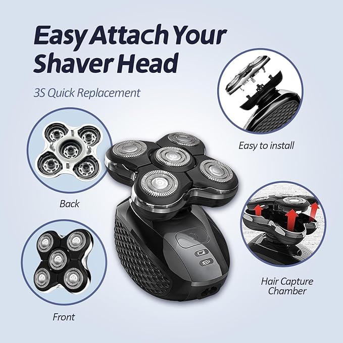 Shaver Replacement Heads Compatible with XR7000.