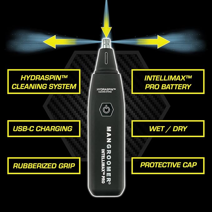 MANGROOMER - INTELLIMAX PRO – Nose and Ear Hair Trimmer Replacement Rotary TIP and Blade