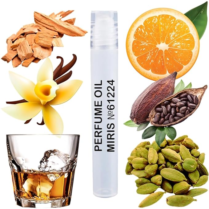 MIRIS No. 61224, Inspired by Vanilla Diorama, Long-Lasting Unisex Perfume Oil for Women & Men Roll-On, Rollerball 0.34 Fl Oz / 10 ml