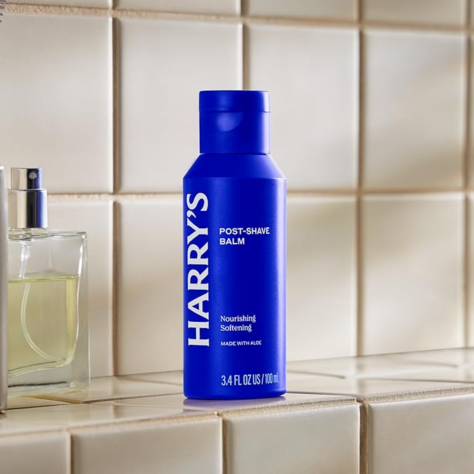 Harry's Post-Shave Balm for Men with Aloe - 3.4 fl oz - Calms and Soothes Skin After Shaving, (Pack of 4)